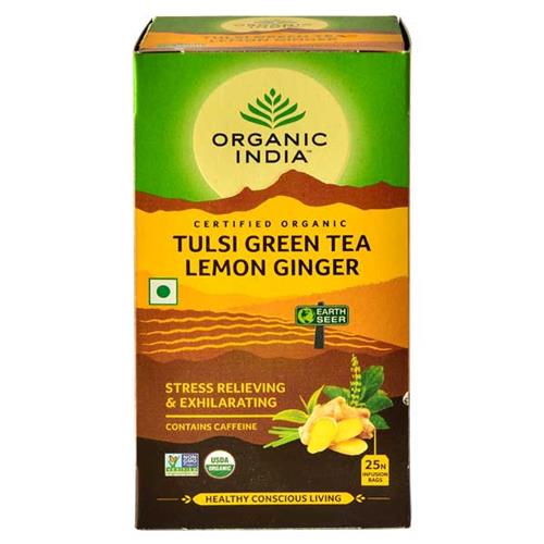 ORGANIC I TULSI LEMON GINGER TEA 18 BAG